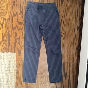 Boys tea collection navy stripes pant. Elastic waist.